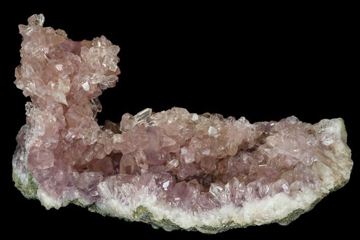 Pink Amethyst Geode Section - Argentina #113326